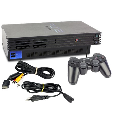 Console ps2 fat nera - console, +