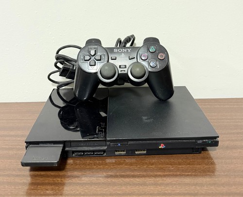 Sony ps2 slim - slim, nera