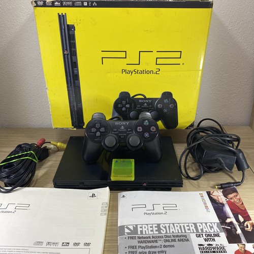 Ps2 slim nera scph 70004 - nera, scph-70004